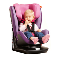 好孩子 儿童汽车安全坐椅isofix接口9个月-7岁宝宝 CS688-M116灰色